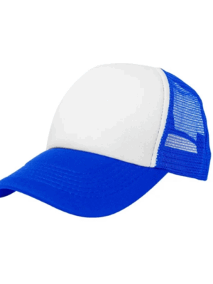 Gorra Bicolor Blanca/Azul Rey
