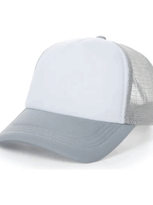 Gorra Bicolor Blanca/Gris