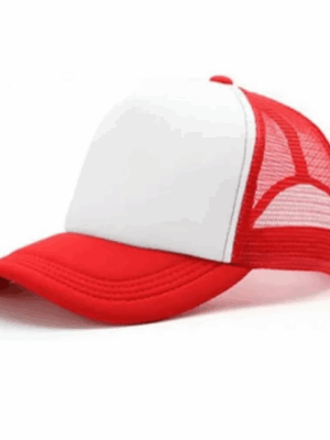 Gorra Bicolor Blanca/Rojo