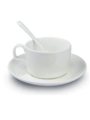 Taza con plato 5onz