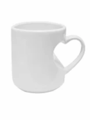 Taza forma corazón 11onz