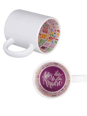 Tazas Personalizadas con Sublimación Interior – Diseño “Día de la Madre”