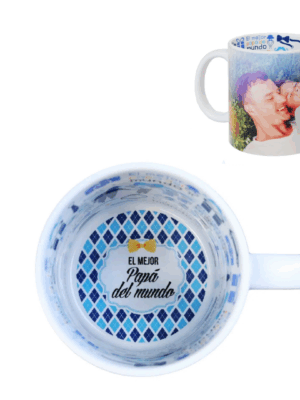 Tazas Personalizadas con Sublimación Interior – Diseño “Día del Padre”