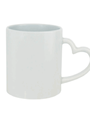 Taza forma corazón 11onz