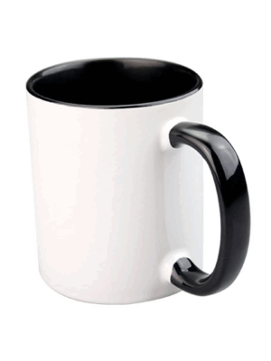 Taza con Asa y Color Interno 320cc